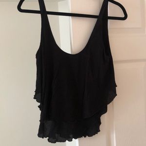 Free people layered flounce top